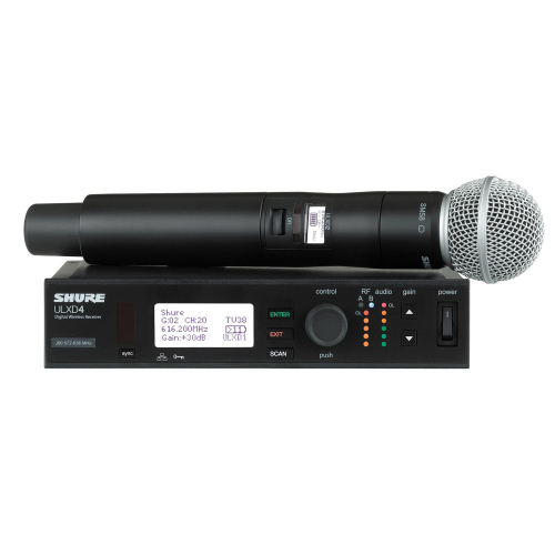 SHURE ULXD24 SM58 - Радиосистема с ручным микрофоном